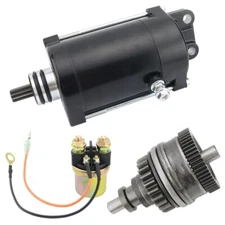 Starter & Bendix & Relay for Arctic Cat TigerShark PWC 900 1000 1100 1995-1999