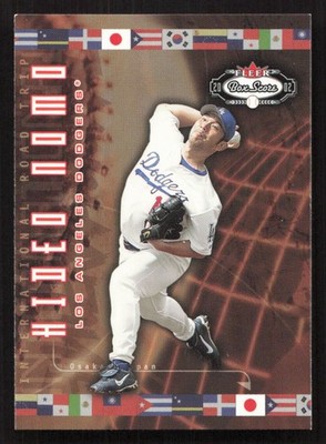 2002 Fleer Box Score Hideo Nomo #/2950 SN #193 Card