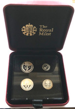 2019 MAUNDY MONEY SET AS ISSUED IN OFFICAL ROYAL MINT DE LUX CASE