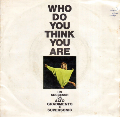 The British Lions Group: Who Do You Think You Are / Mama Let Me Go - 45 Runden
