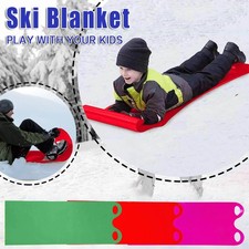 Tavola da Ghiaccio Pieghevole con Manico Impugnatura, Ispessita, Coperta Sci Slitta Esterno