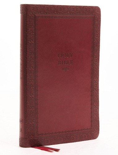 KJV, Thinline Bible, Leathersoft, Red, Thumb Indexed, Red Let... - 9780785218524