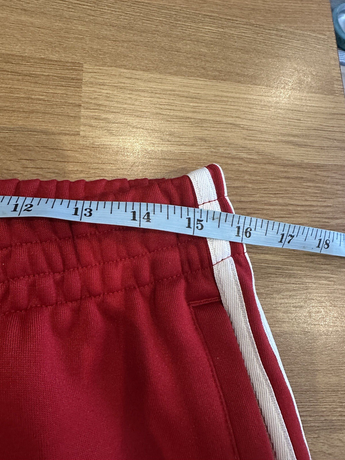 Adidas Originals Red Tracksuit Bottoms Men's Medium W32-34" L29” Large Joggers thumbnail 5