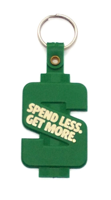Vintage Dollar-A-Day-Rent-A-Car Keychain Keyring