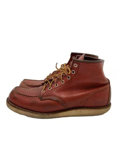 RED WING / Lace-up boots/ 6-inch classic moc toe / 26.5cm / US 8.5 / RED