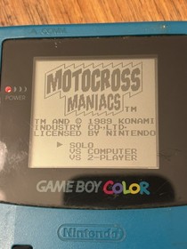 Nintendo Game Boy Color Handheld  Console Teal TESTED 1998 cgb 001 with 3 games