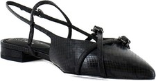 Circus NY by Sam Edelman Women's Lindley Ballet Flat, Black Snake, 6