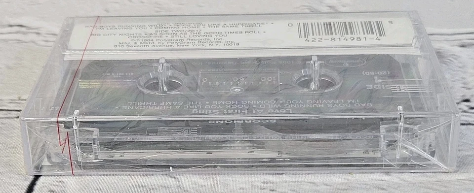 The Scorpions - Love at First Sting (Cassette) 1984 BRAND NEW! SEALED! MINT! - Image 4 of 4