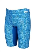 ARENA Mens Performance Camo Kikko Jammer F Swim Trunks, Navy/Water Multi, 22 US