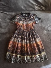 Vintage Dolce Gabbana Silk Dress Floral Print
