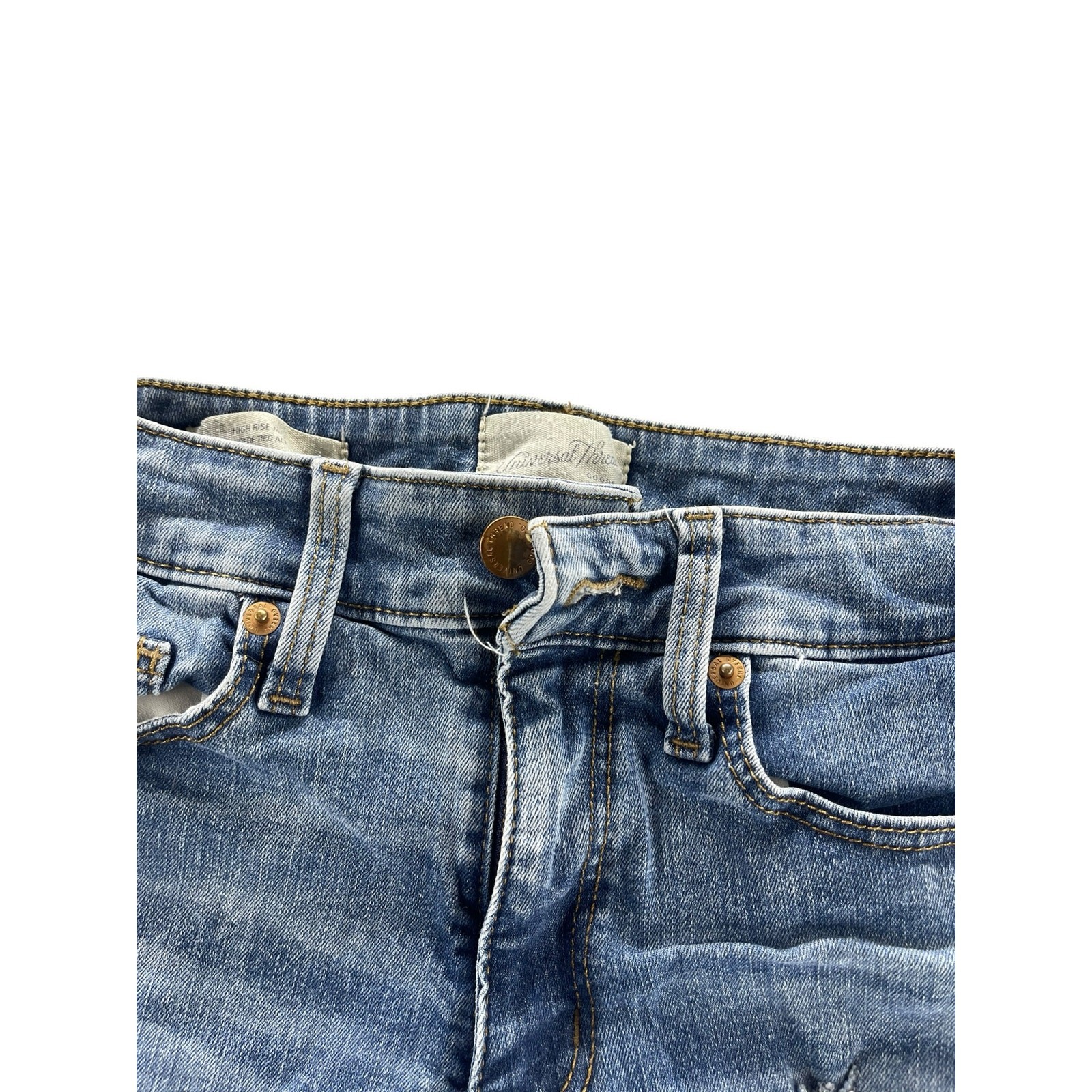 Universal Threads Medium Wash Blue Distressed Den… - image 5