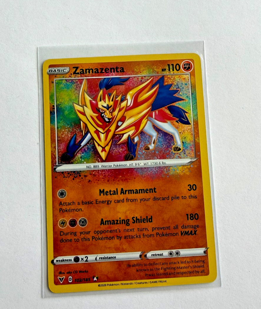 Zamazenta 102/185 Swsh04: Vivid Voltage Holo