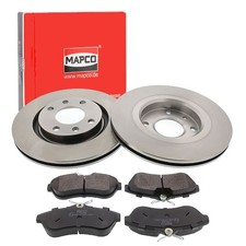MAPCO BREMSSCHEIBEN 266mm + BELÄGE VORDERACHSE passend für CITROËN C2 C3 | 47456