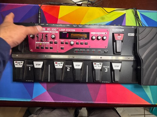 Excellent Boss RC-300 Loop Station Guitar Multi-Effects Pedal - No Power Cord