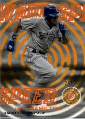 2019 Stadium Club Warp Speed Orange #WS4 Billy Hamilton /50 - BB