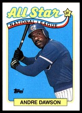 Andre Dawson 1989 Topps #391 Chicago Cubs MLB READ FREE SHIPPING AutographDen