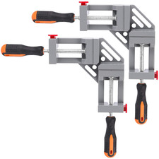 Zoenhou 2 Pcs Right Angle Clamp 90 Degree Double Handle Corner Clamps
