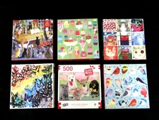 500 Piece Puzzles Mudpuppy Galison SureLox Complete No Damage Lot of 6