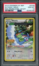 PSA 10 Gem Mint Pokemon Roaring Skies Prerelease STAFF Altaria XY46 - POP 12