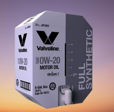 Valvoline Advanced Full Synthetic 0W-20 Motor Oil 5 Gallon 28.80 per gallon