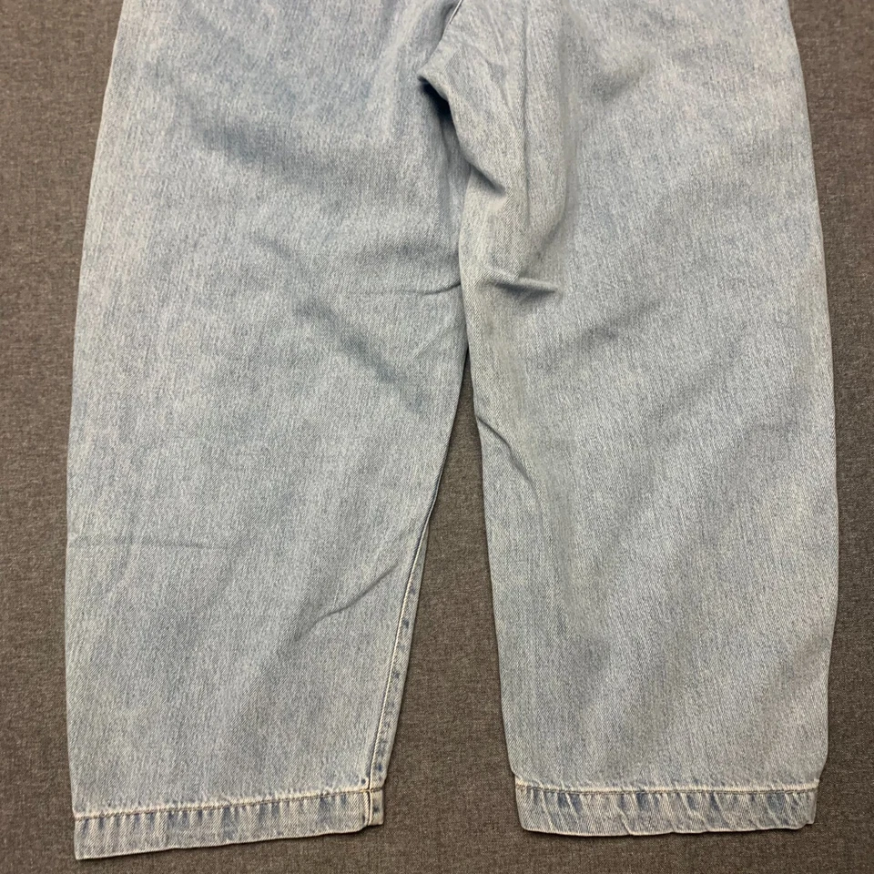 Pantalones de mezclilla GAP para mujer talla L azul lavado claro cordón cintura algodón Foto 3 de 4