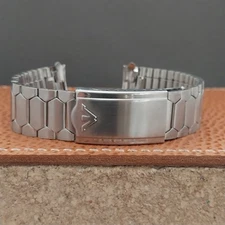 Vintage 17.6mm Wittnauer Stainless Steel Kestenmade Bambi Unused NOS Watch Band