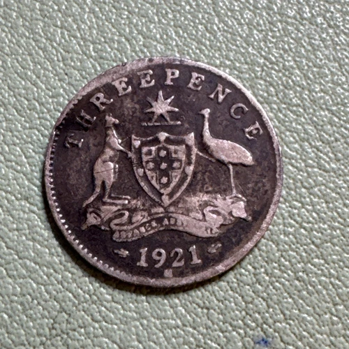 1921 Australia Threepence — photo from the most recent tracked eBay sale