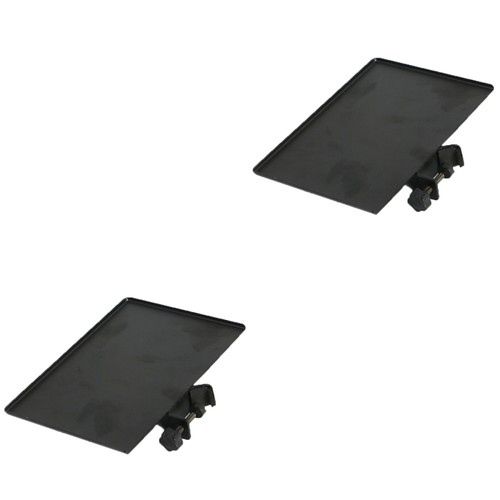 2 Pieces Microphone Stand Tray Tripod Sound Card Work Clamp Mount - 第 4/12 張圖片