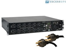 Tripp Lite PDUMH30ATNET 2900W Switched Automatic Transfer Switch PDU, 120V 30...