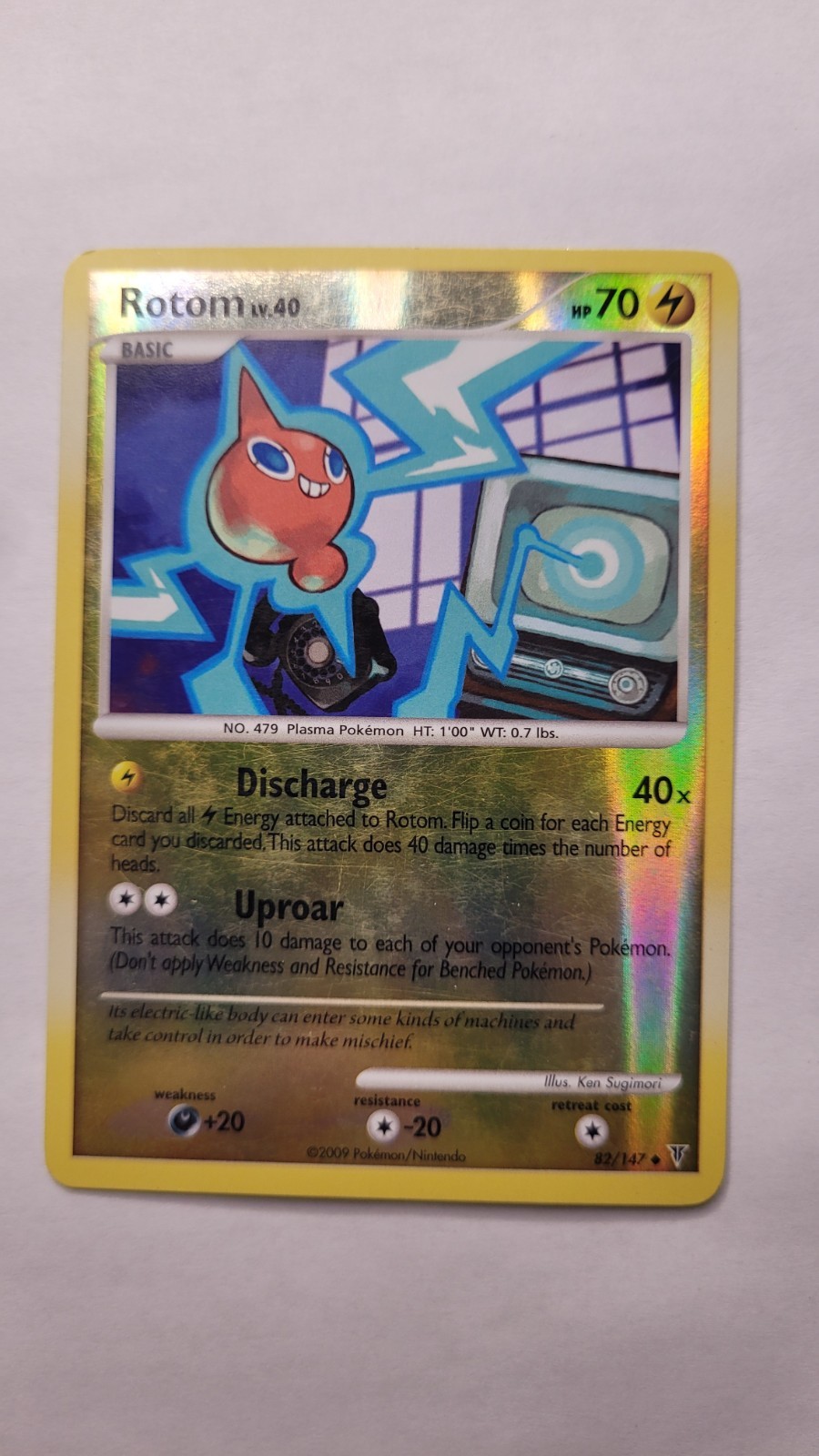 Pokemon Card - Rotom Supreme Victors 82/147 Reverse Holo