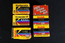 6 Rolls 1990s Kodak Gold Kodacolor VR Color Print Film NOS EXPIRED