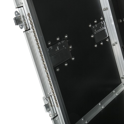 19" DD Pro Case 12HE Robustes Holzrack Rollen Butterfly-Verschlüsse - Afbeelding 8 van 8