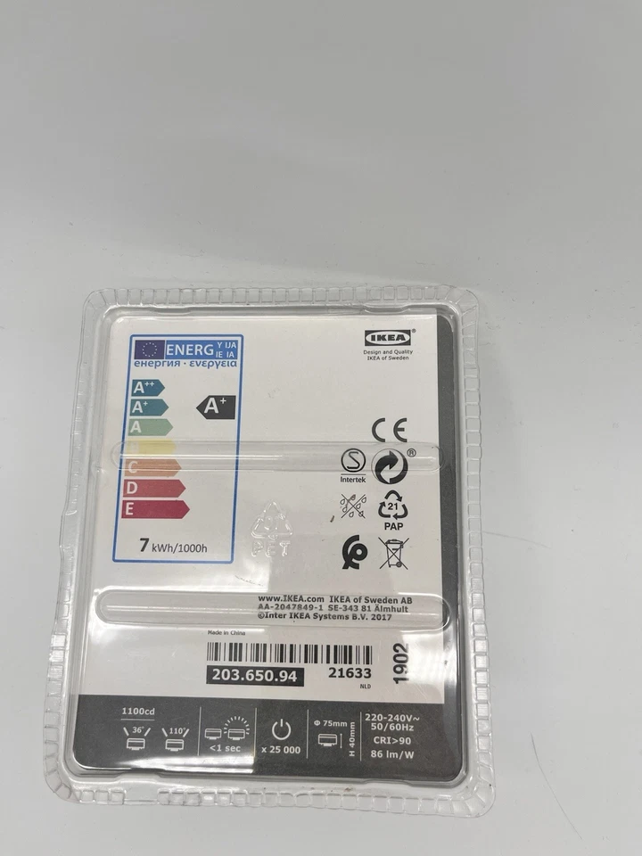 IKEA LEDARE • LED Leuchtmittel GX53 600lm dimmbar Warm Skeninge Leuchtmittel - Bild 3 von 3