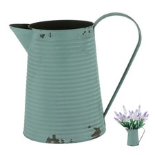 Vintage Plant Vase Antique Flower Pot Metal Pitcher Decoration Flower Vase