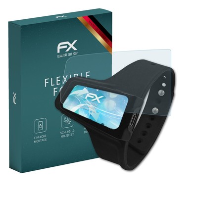 atFoliX 2x Folie für Wellue Checkme O2 Max Schutzfolie klar&flexibel