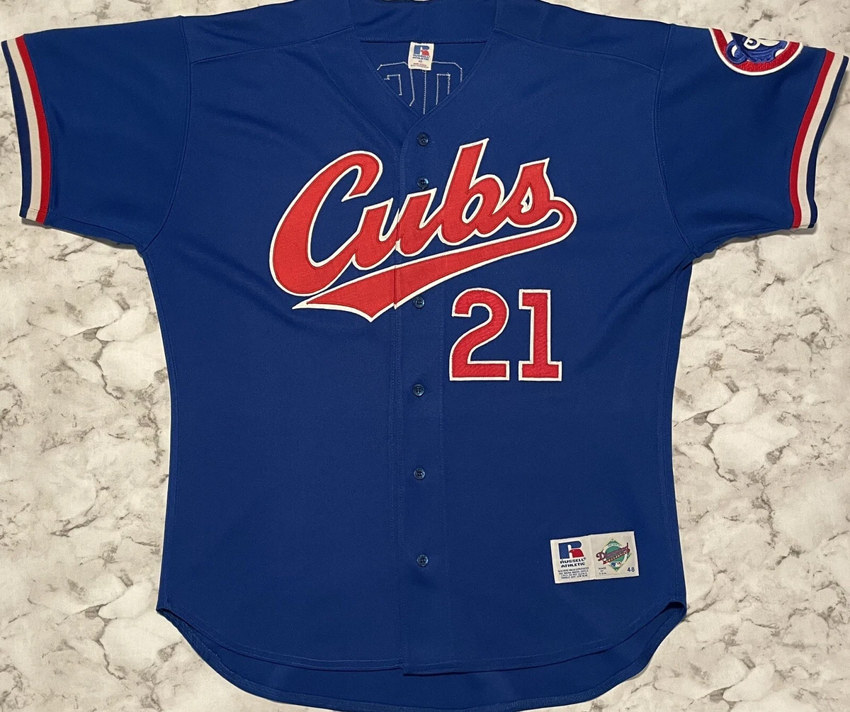 Authentic Rare Vintage Russell Athletic Chicago Cubs Sammy Sosa