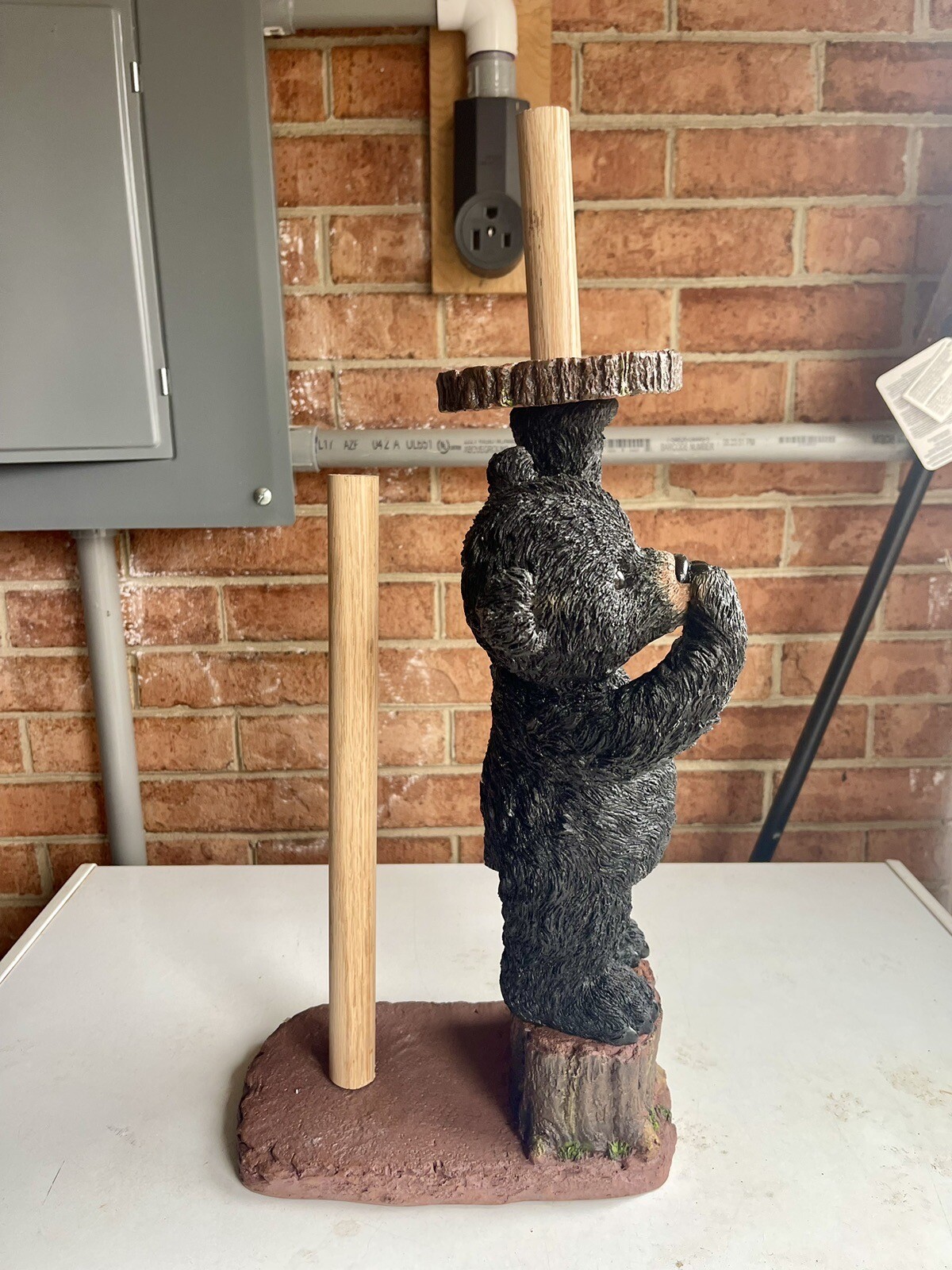 Stinky bear toilet paper holder eBay