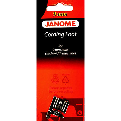 3-Way Cording Foot #202085001 For Janome 9mm Max Stitch Width Machines