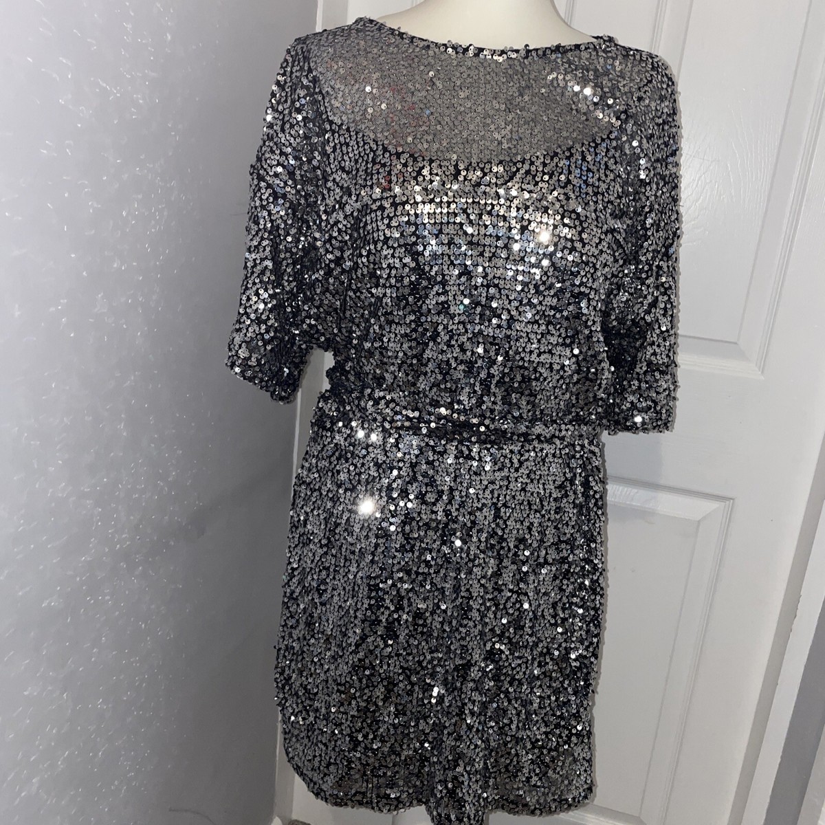 RS black and silver sequin dress size 14 Primark New Years Cocktail | eBay UK RS black and silver sequin dress size 14 Primark New Years Cocktail | eBay UK
