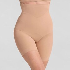 Honeylove SuperPower All Over Sculpt Shorts in Sand Size Large New Shapewear