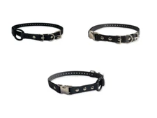 EDUCATOR Biothane Woterproof Odorproof Dog Collar Metal Buckle and D Ring-Black