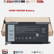 WDX0R BATTEY FOR DELL Inspiron 5570 P75F001,7560 7572 Latitude 3480 WDXOR 42Wh