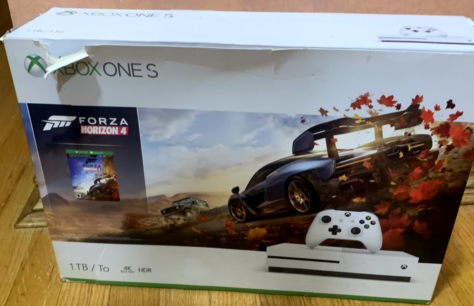  Xbox One S 1TB Forza Horizon 4 Console Bundle - Digital  download of Forza Horizon 4 included - White Controller & Xbox One S  included - 8GB RAM 1TB HD 