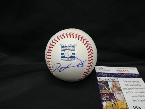 Ivan Pudge Rodriguez Signed Hall Of Fame Baseball JSA #T88913 Rangers Marlins