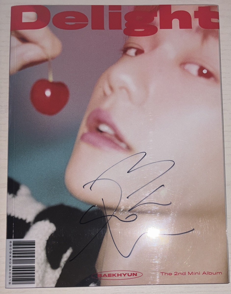 EXO BAEKHYUN 【Delight】アルバム 3種 トレカポスター付き EXO BAEKHYUN [Delight] Autographed Signed Promo Album | eBay