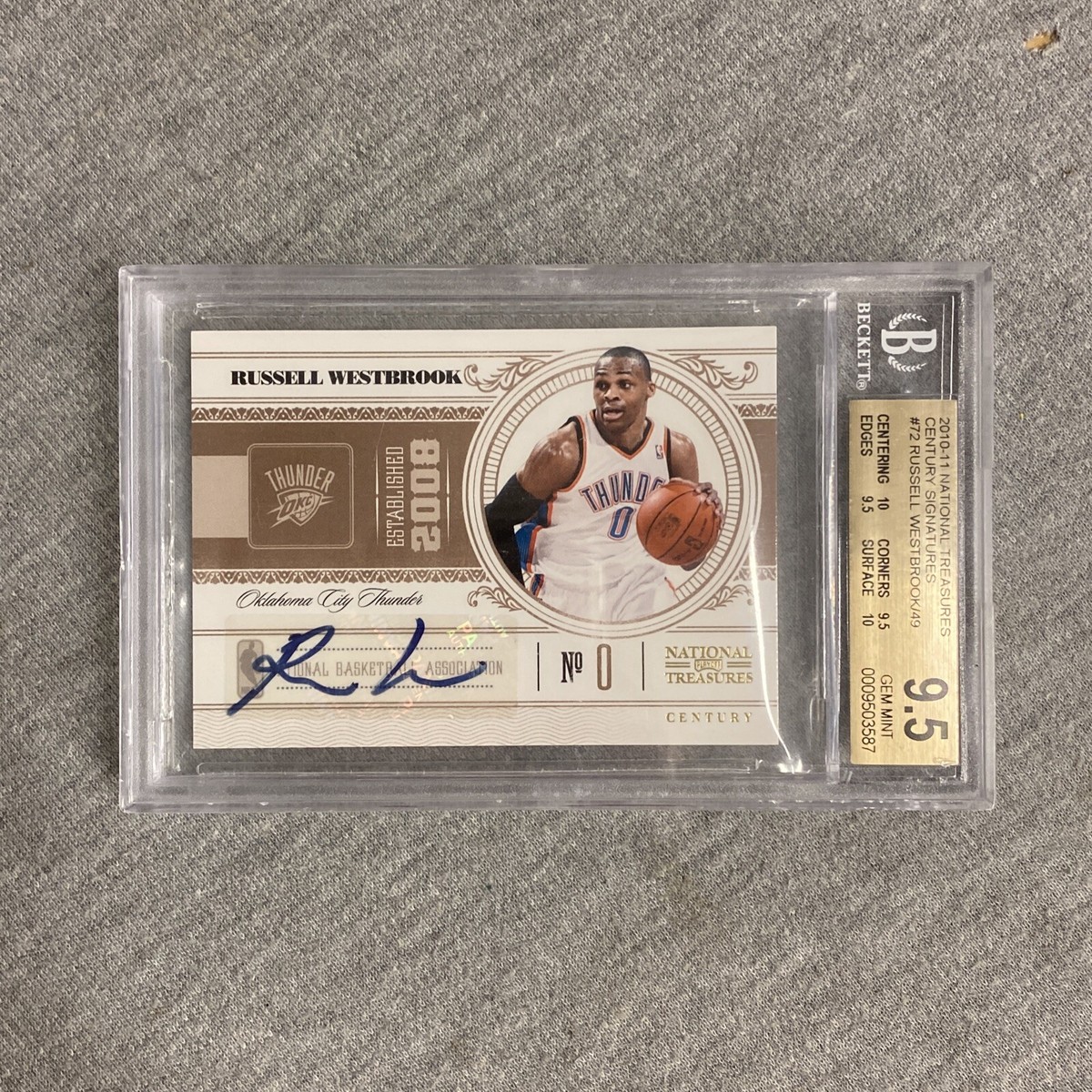 NBAカード Bill Russell autoサイン 1995 Action Packed #40g Nba Hall of Fame Bill Russell