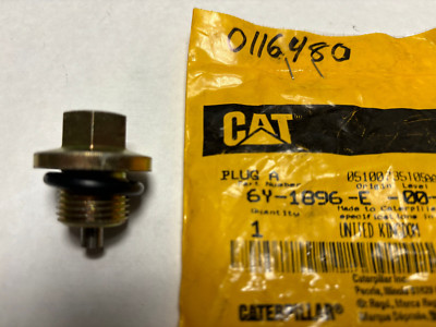 6Y-1896 CAT Drain PLUG CATERPILLAR  -- OEM NOS