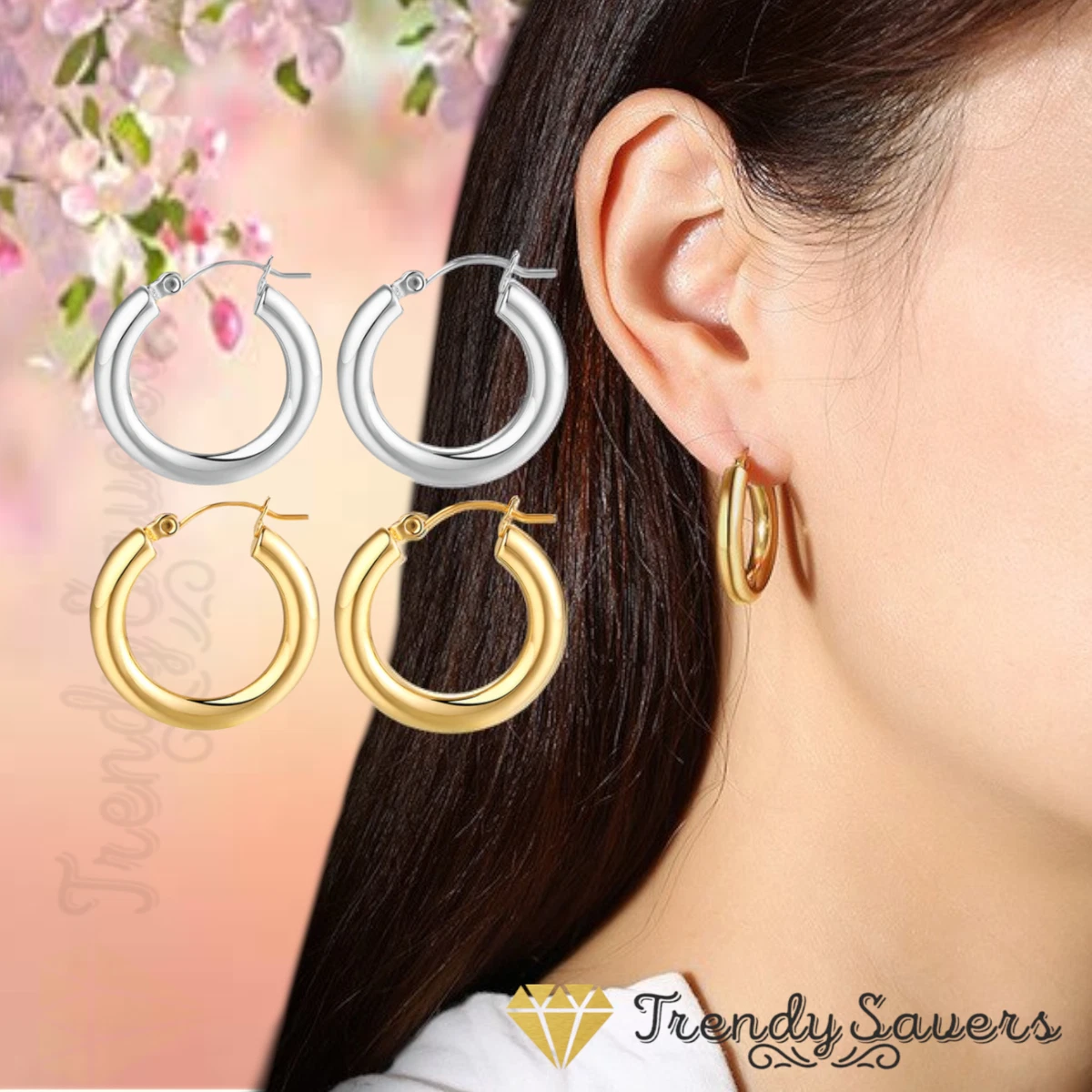Thick sale cartilage hoop