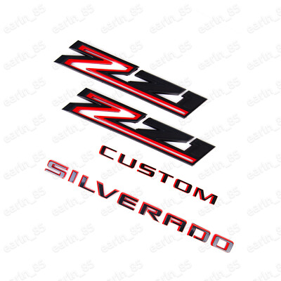 Silverado WT Emblems In Black - Chevrolet - Foto 4