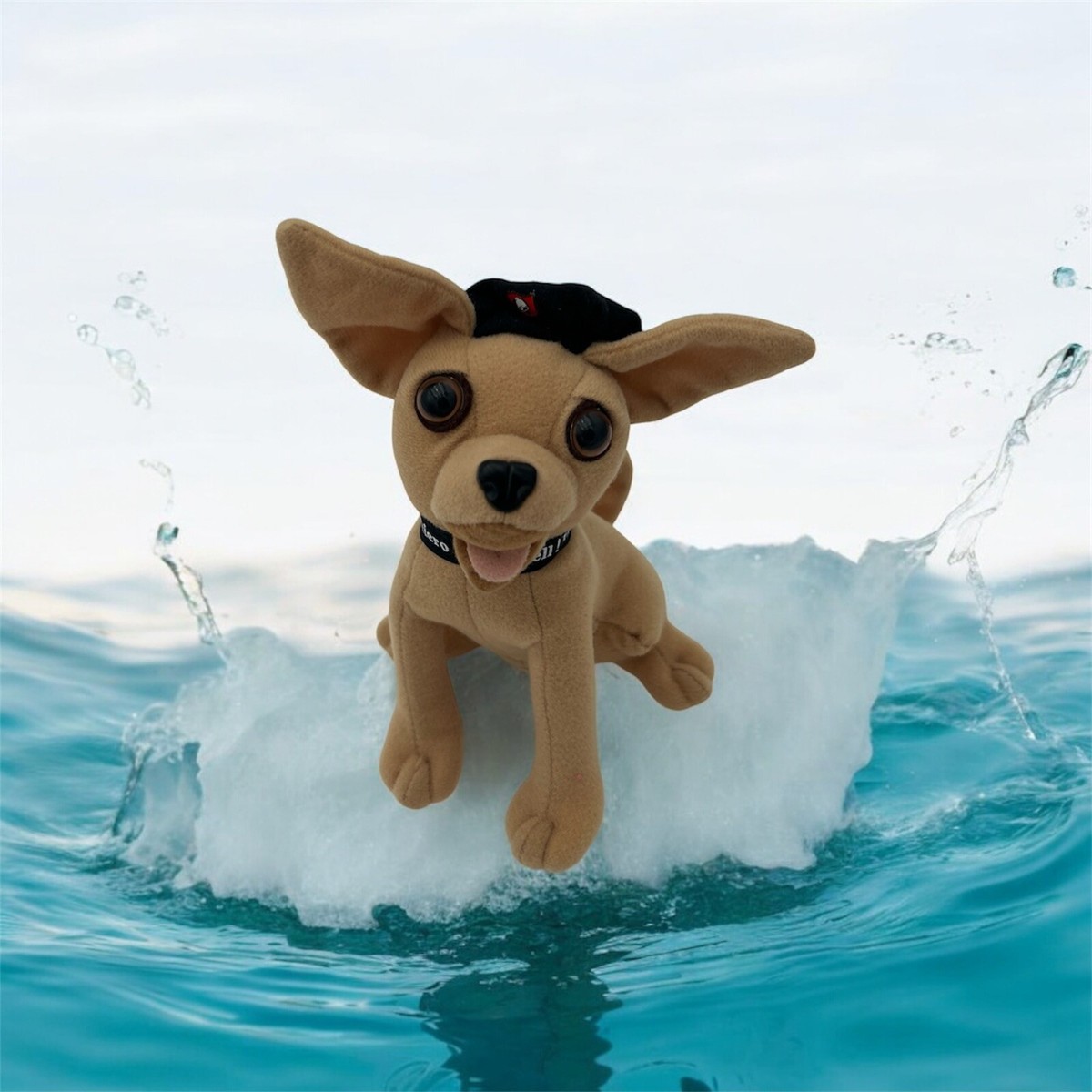 Yo Quiero TACO BELL Chihuahua Plush Dog 69 Beret VTG ADORABLE